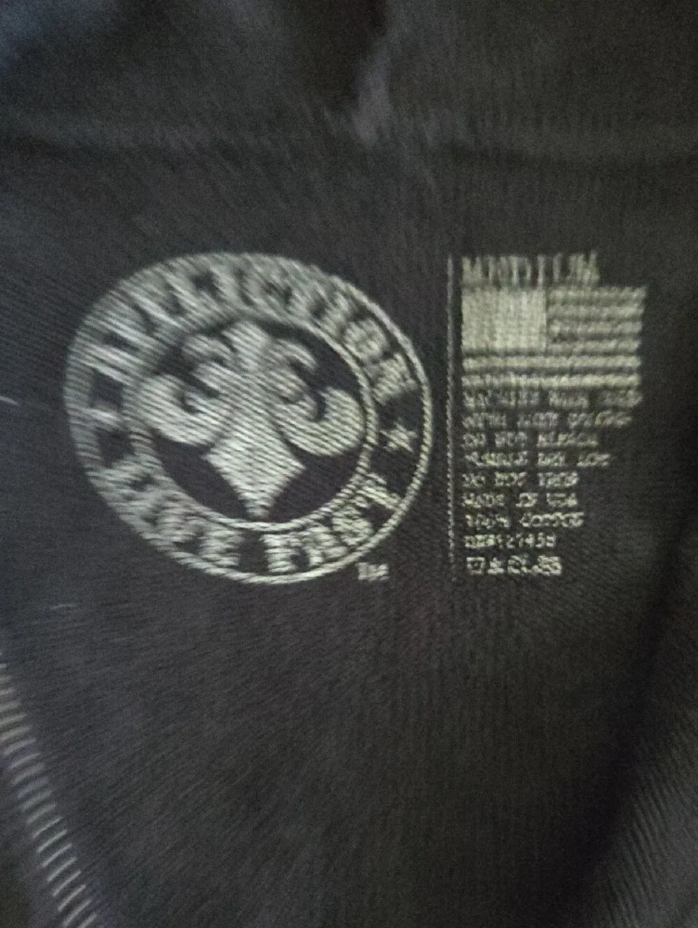 Affliction Black Bomber Jacket with Silver Crest and Wing Graphics - Picture 8 of 8